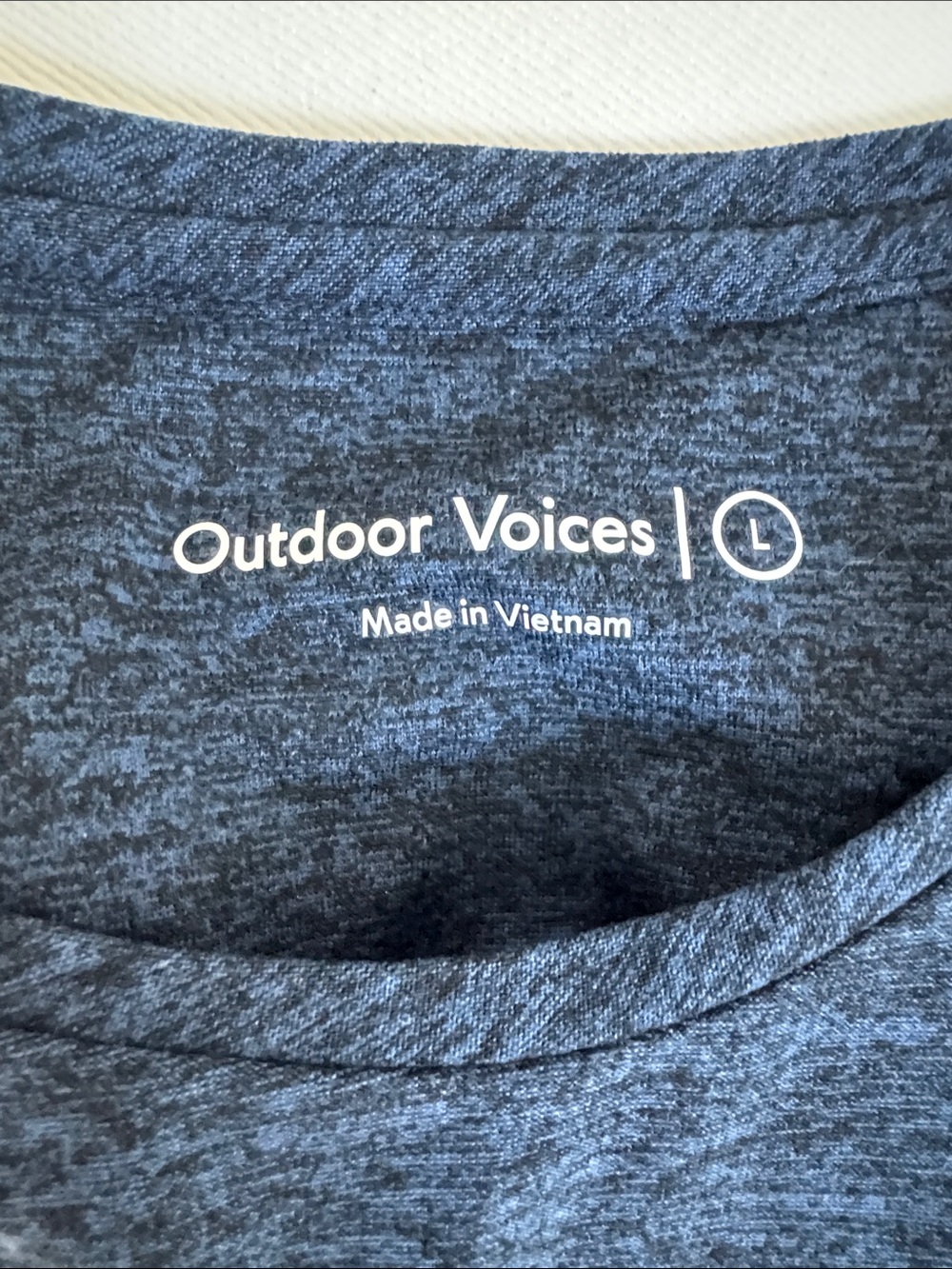Outdoor Voices Blue & Gray Cloud Knit Tank Bundle Size L - Picture 2 of 8